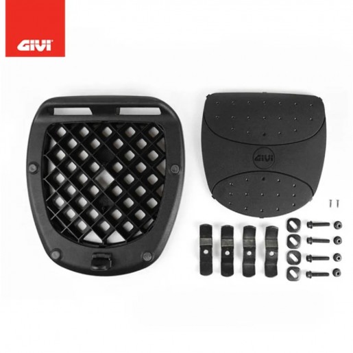 Центральный кофр GIVI C30N системы MONOLOCK® черный, 30 литров, красный отражатель