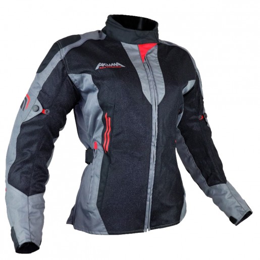 Мотокуртка женская текстильная летняя AKUMA