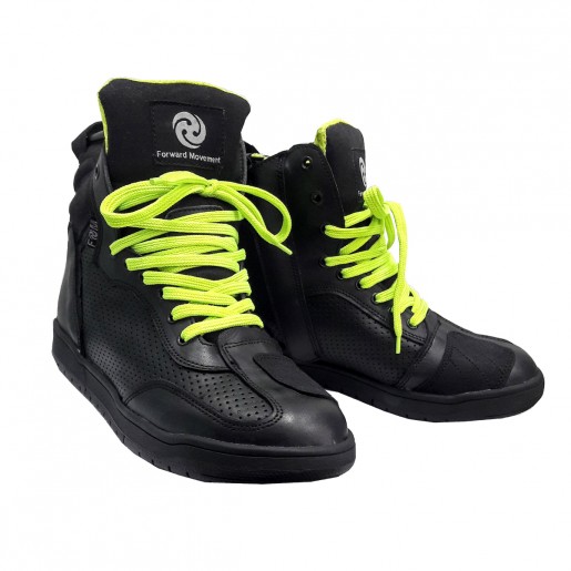 Мотокеды FM SNEAKERS BLACK FMS-17 (салатовый)