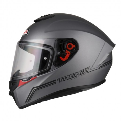 Шлем NZI TRENDY 2 NOUVEAU антрацитовый матовый