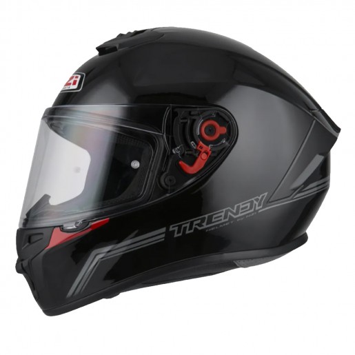 Шлем NZI TRENDY 3 SOLID NOUVEAU BLACK/чёрный