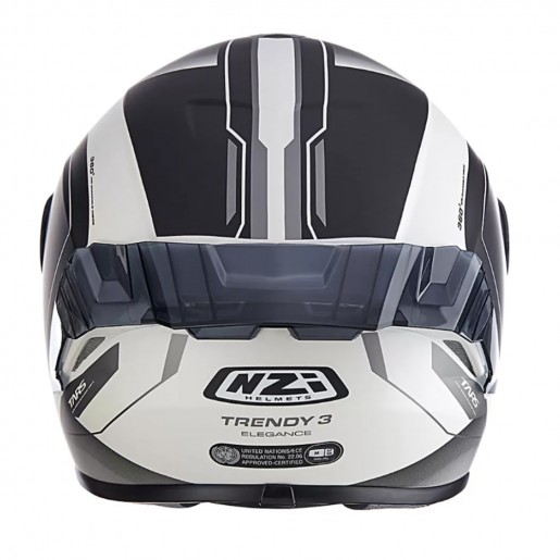 Шлем NZI TRENDY 3 STREAM ELEGANCE + тонированный визор и спойлер