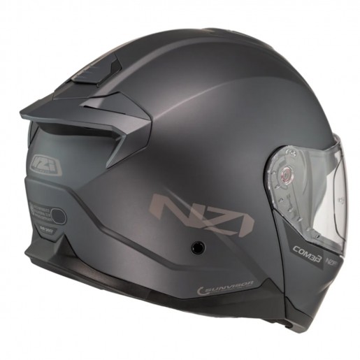 Шлем NZI COMBI 3 DUO антрацитовый матовый