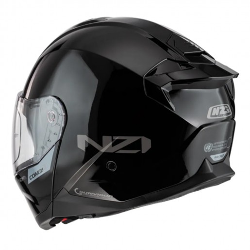 Шлем NZI COMBI 3 DUO NOUVEAU BLACK/черный