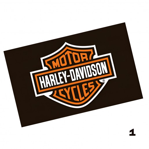 Флаг-растяжка с логотипом Harley Davidson, 150х90